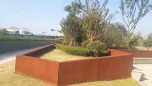 天心耐候钢挡土墙